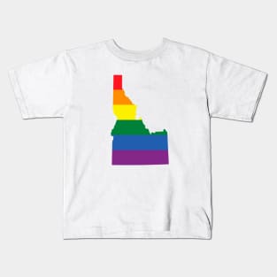 Idaho state LGBT Pride Kids T-Shirt